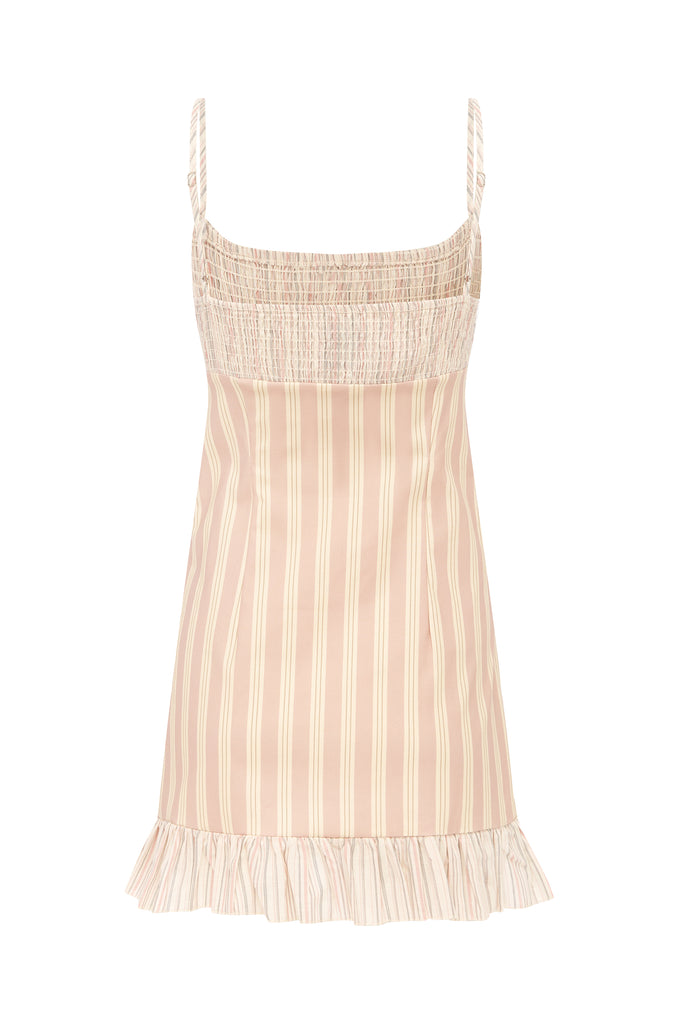 Junie Dress | Pink Stripe