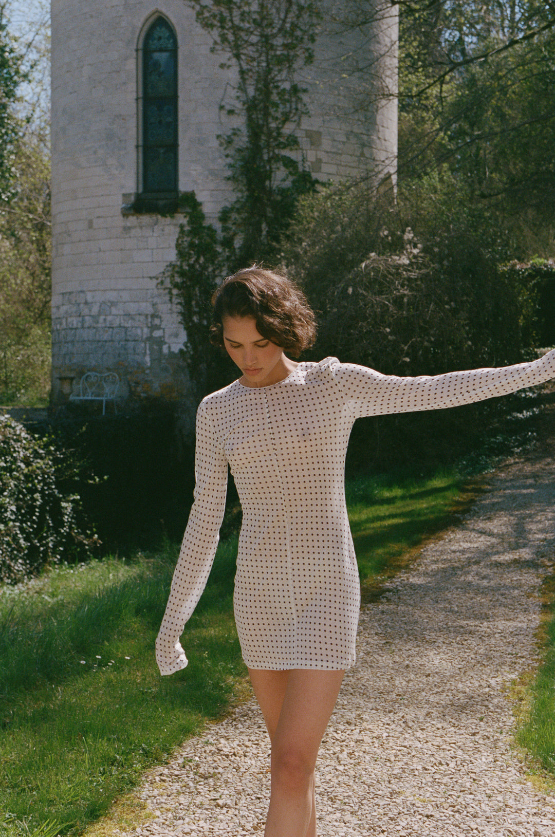 Kenny Dress | White Polka Dot With Jan Kenny Dress | White Polka Dot With Jan