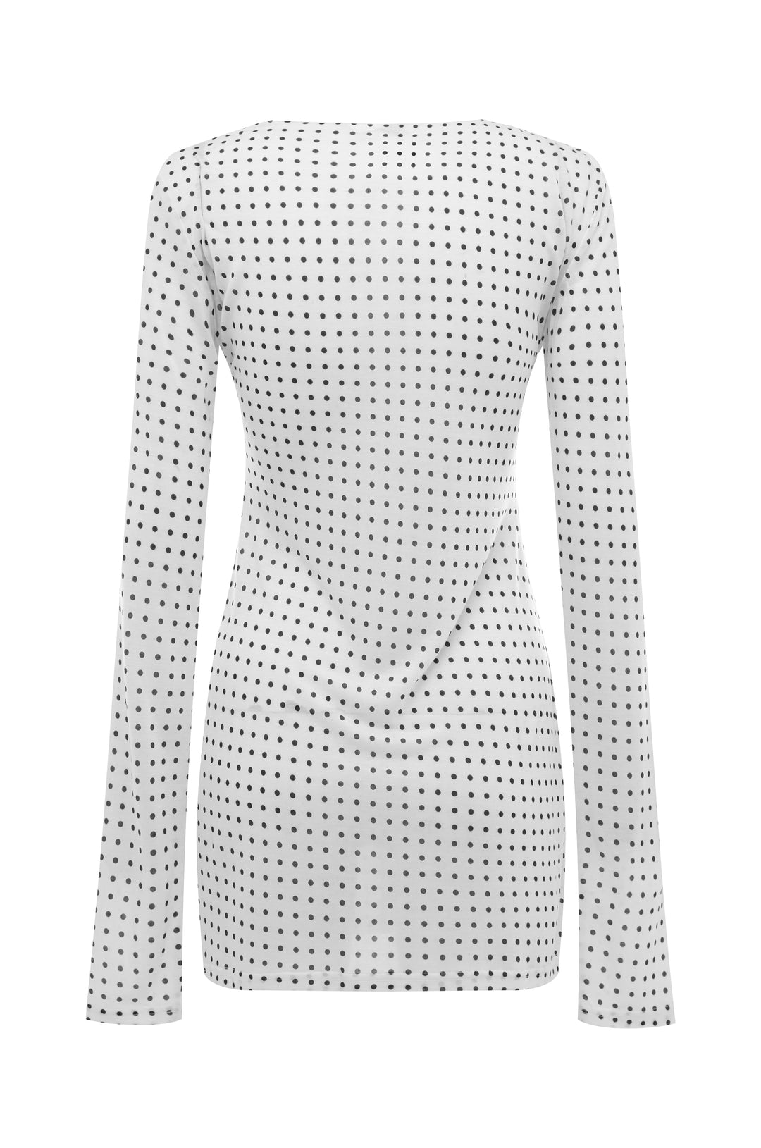 Kenny Dress | White Polka Dot