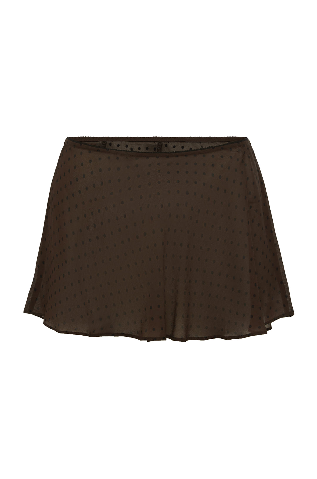 Kiki Skirt | Brown Polka Dot