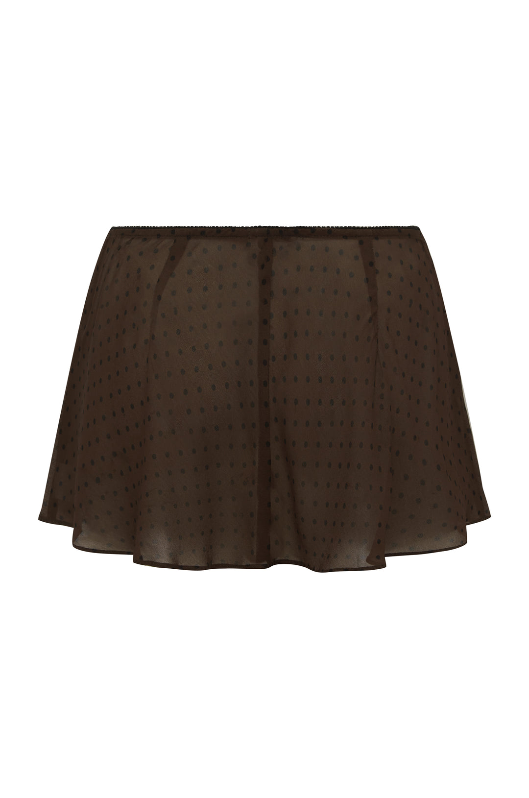 Kiki Skirt | Brown Polka Dot
