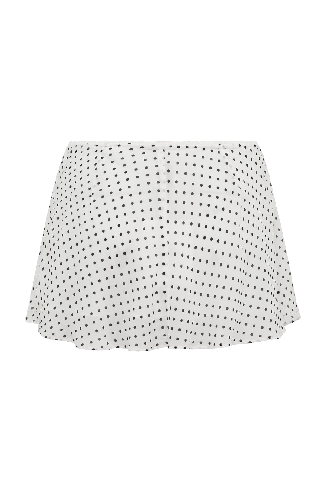 Kiki Skirt | White Polka Dot