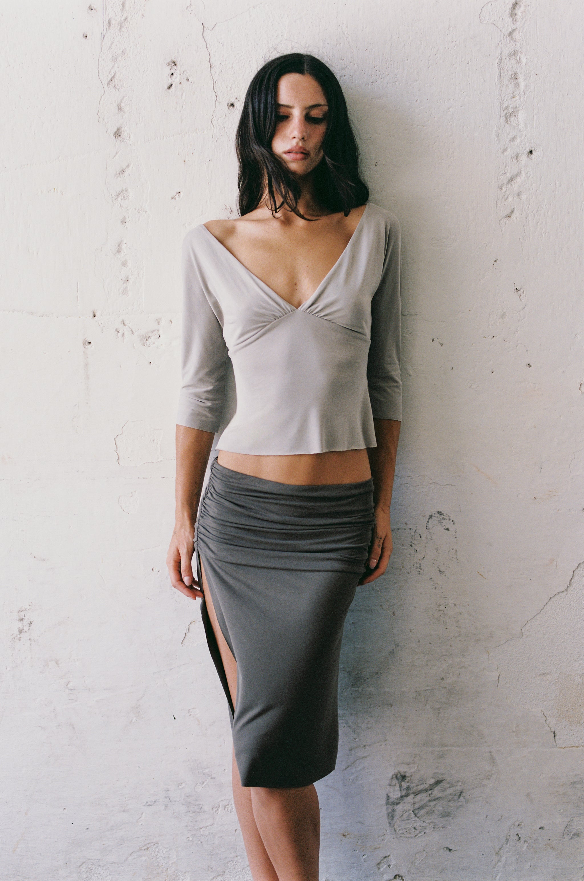 Lana Top | Stone – With Jéan