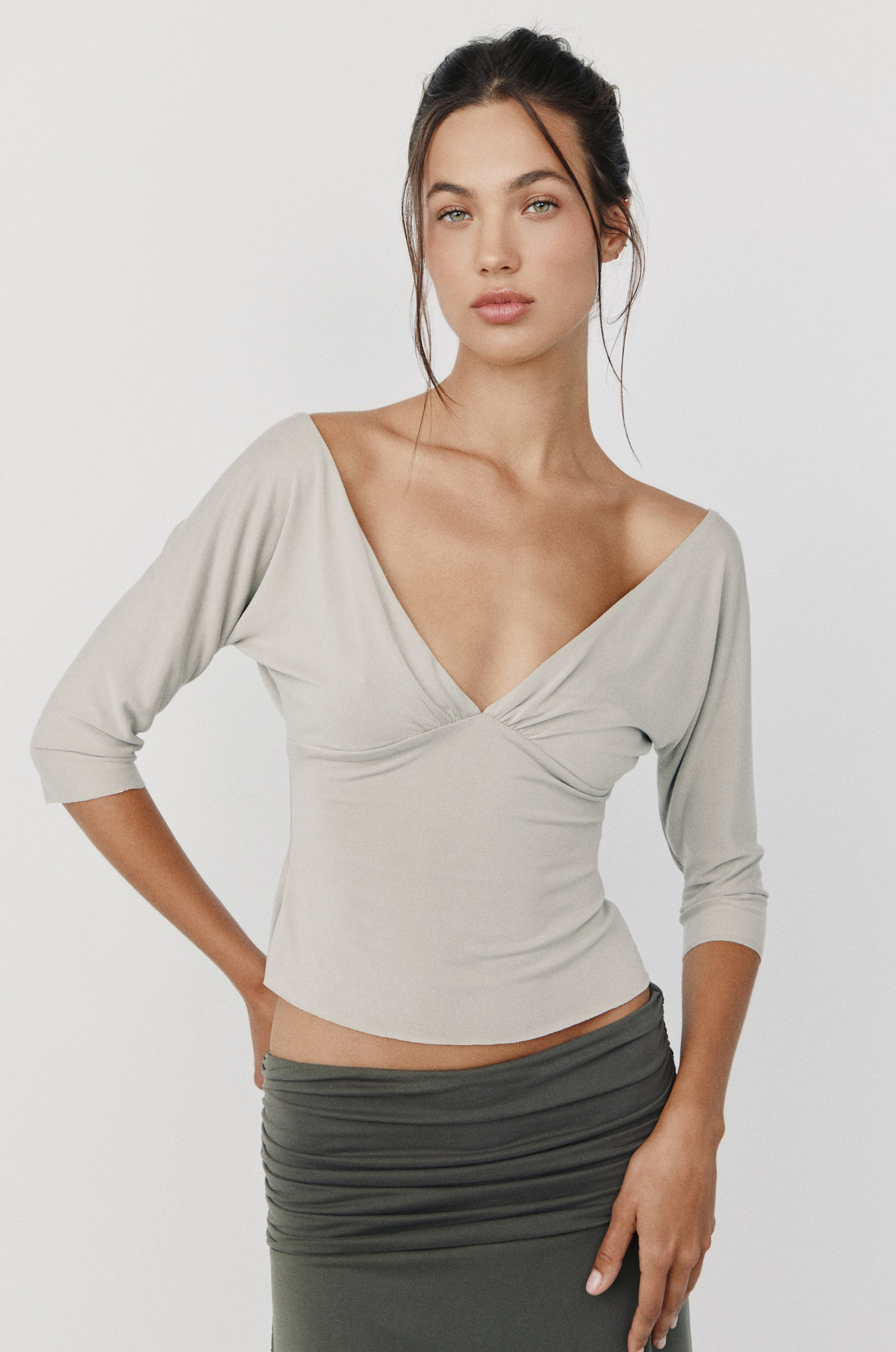 Lana Top | Stone – With Jéan