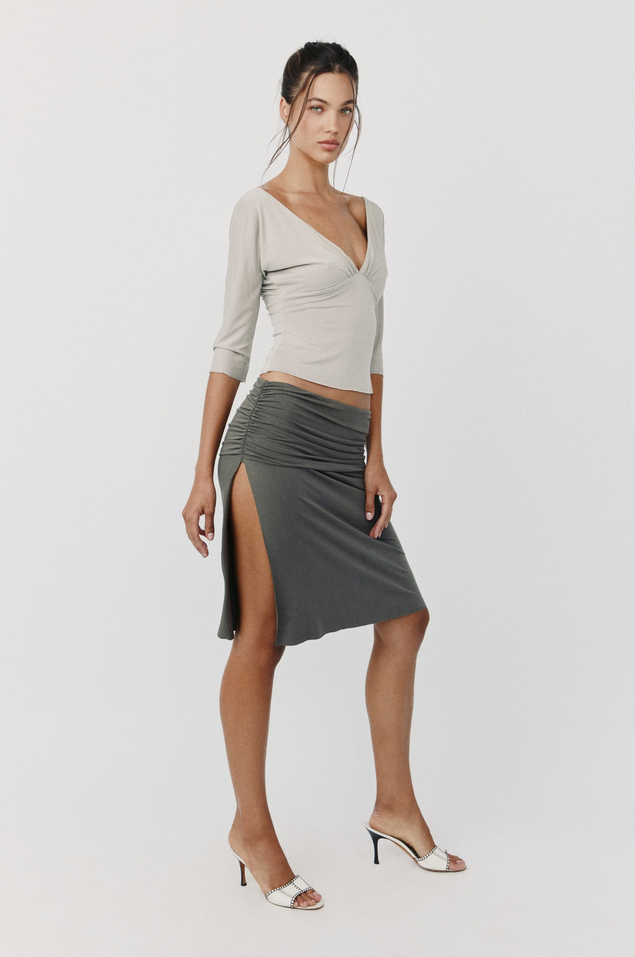 Lila Skirt | Slate