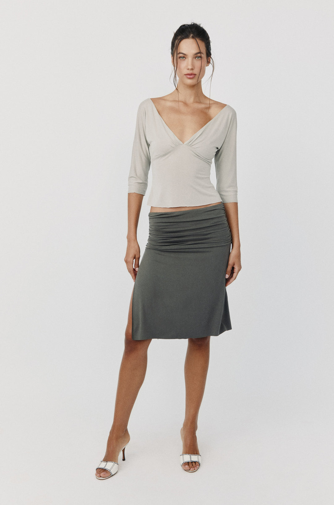 Lila Skirt | Slate
