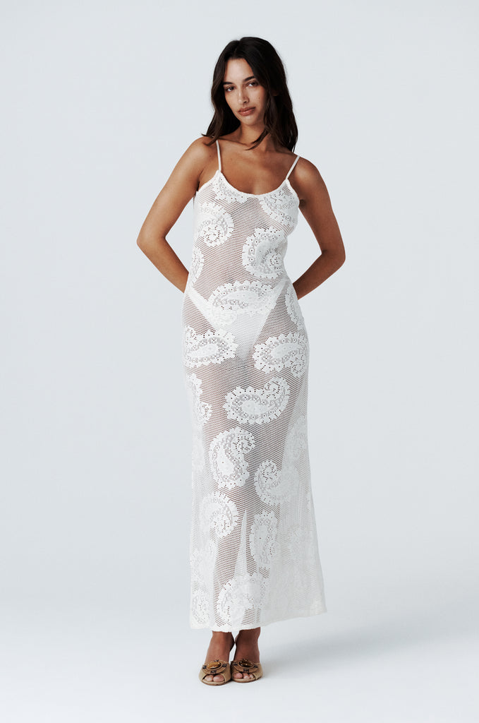 Liv Dress | White Lace