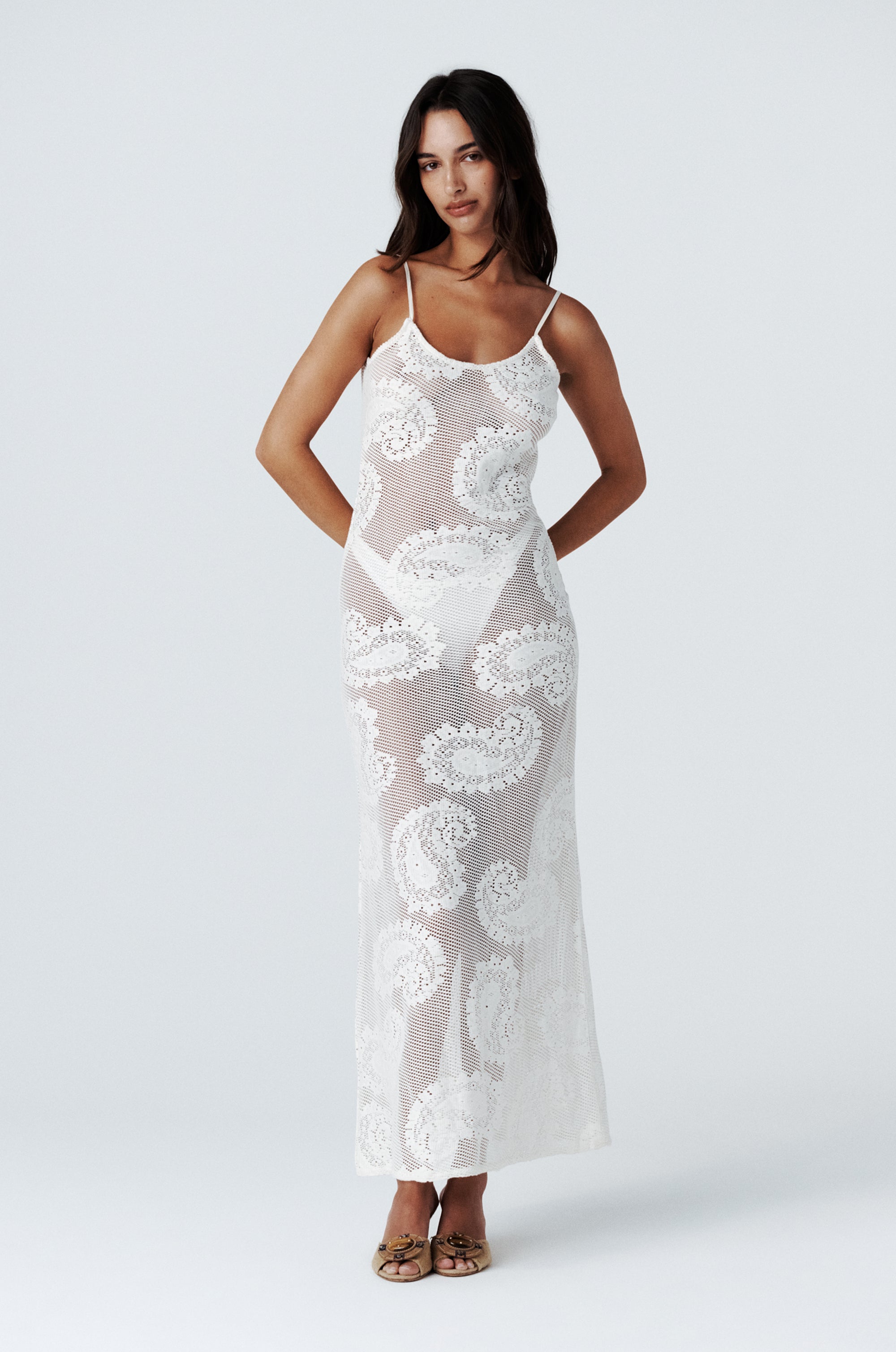 With Jéan Liv Dress | White Lace