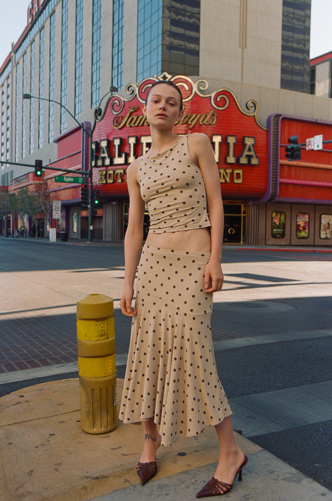 Maeve Midi Skirt | Polka Dot