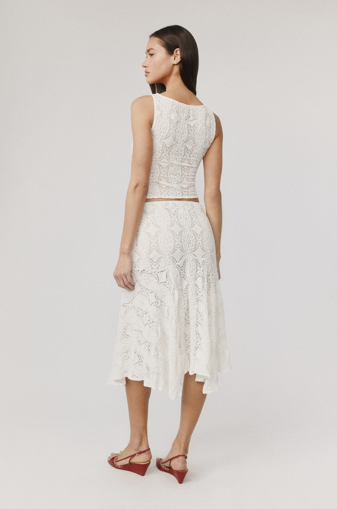Maeve Midi Skirt | White With Jan Maeve Midi Skirt | White With Jan