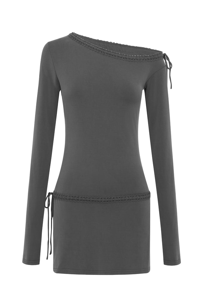 Marga Dress | Charcoal