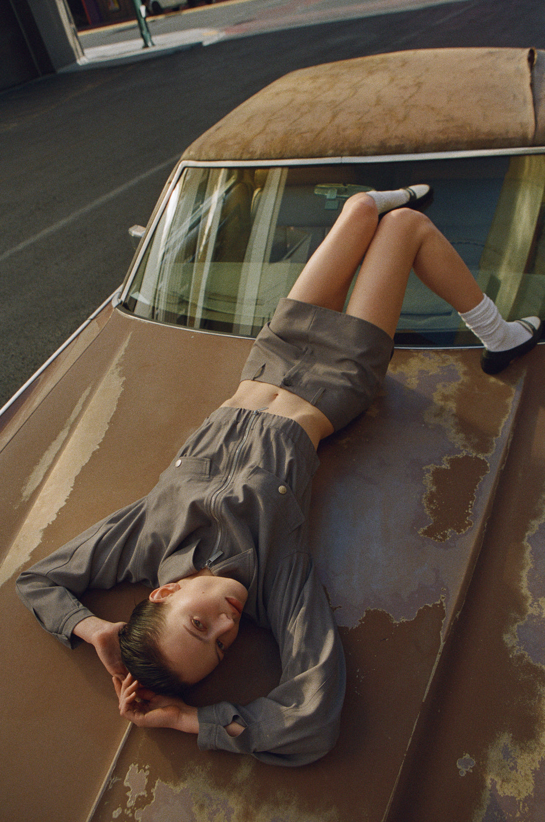 Monroe Skirt | Charcoal