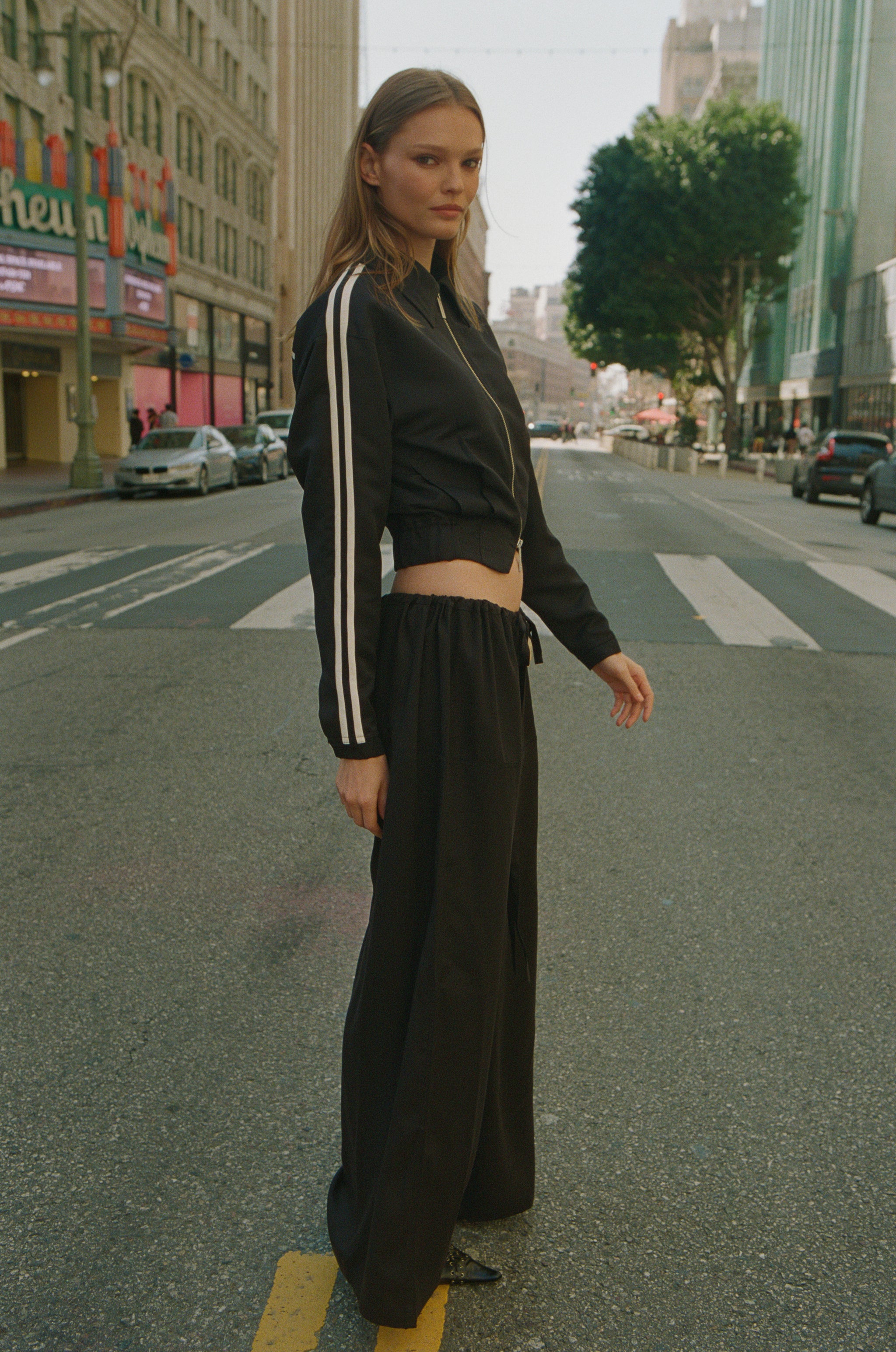 【完売品】Bruna pants set up black ボトムスのみ Norah Pants | Black – With Jéan