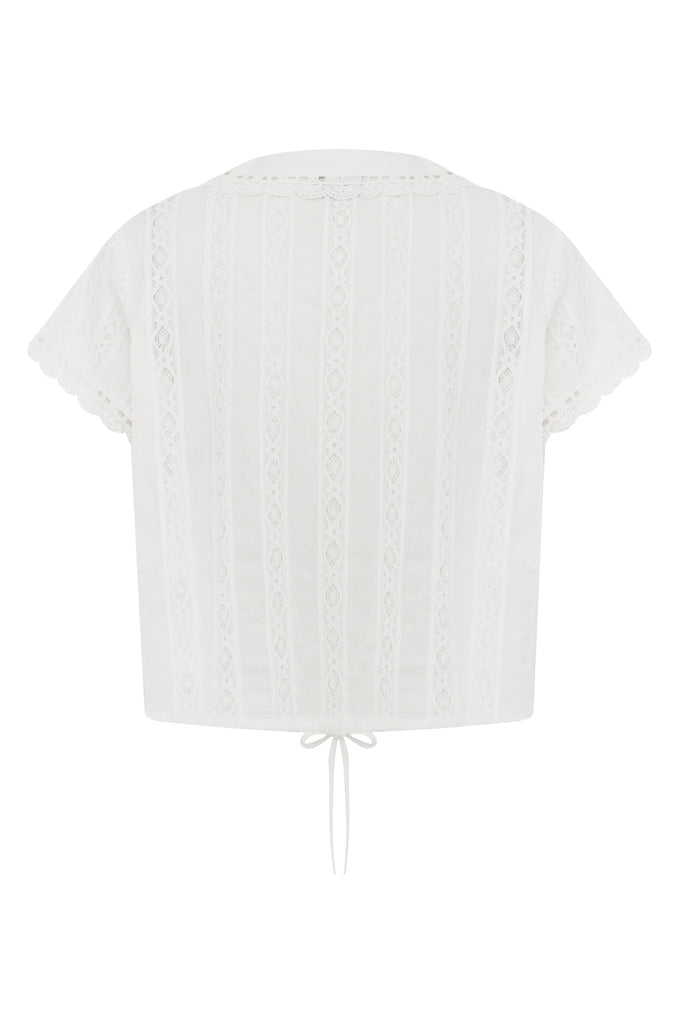 Perry Top | White – With Jéan