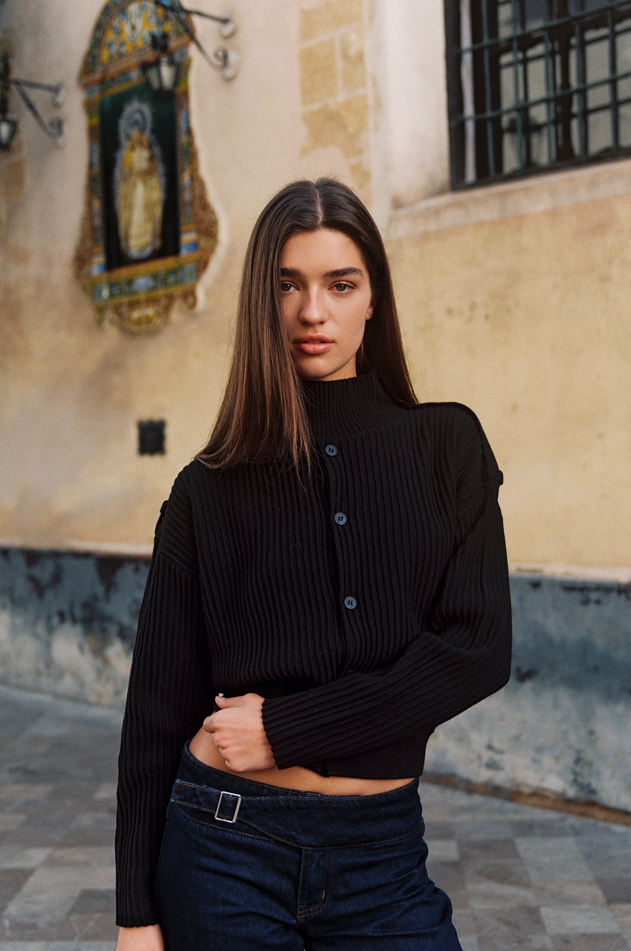 Plage JANE SMITH ニットベストL 黒 Pressley Sweater | Black – With Jéan