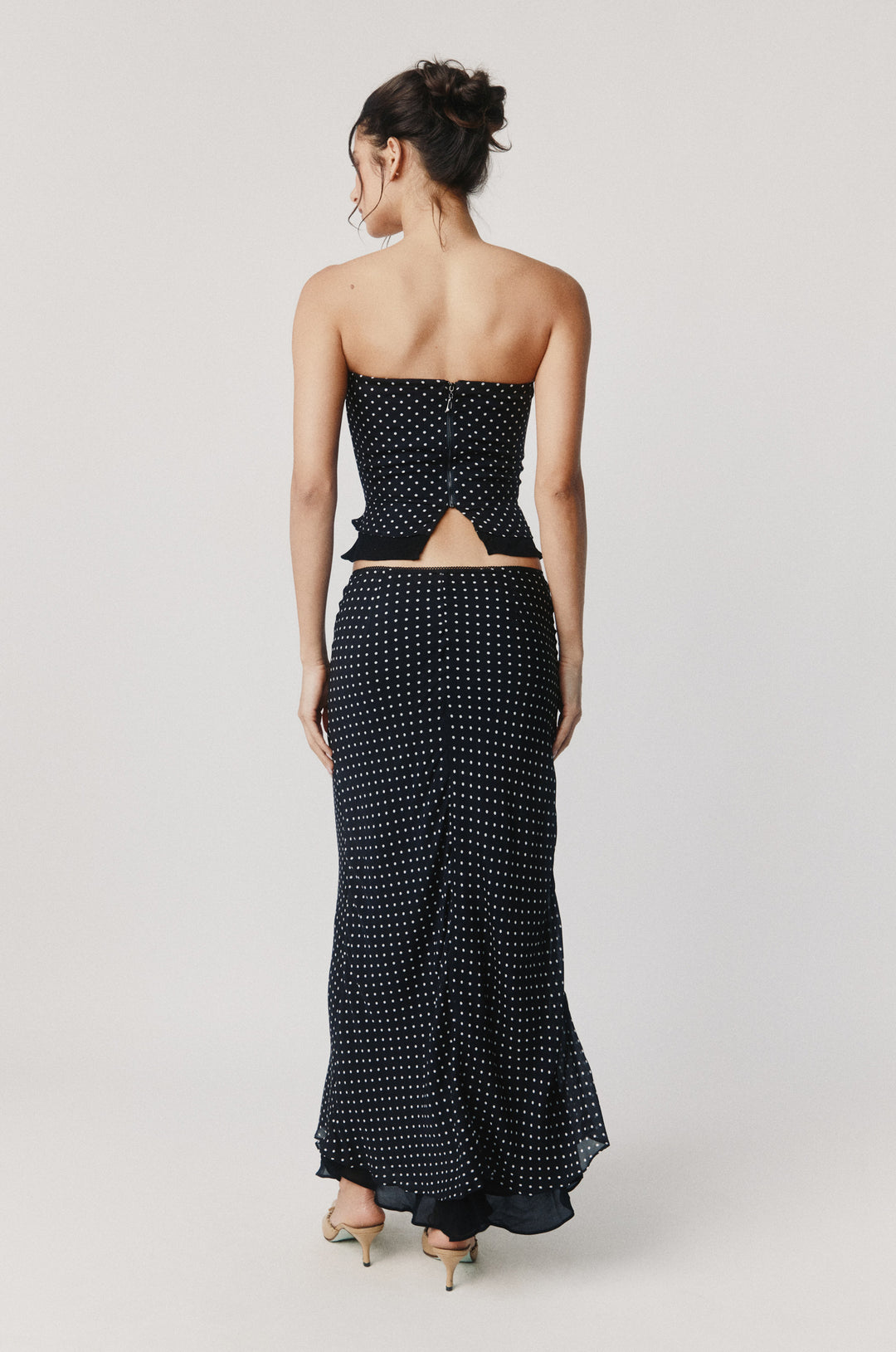 Priya Corset Top | Polka Dot