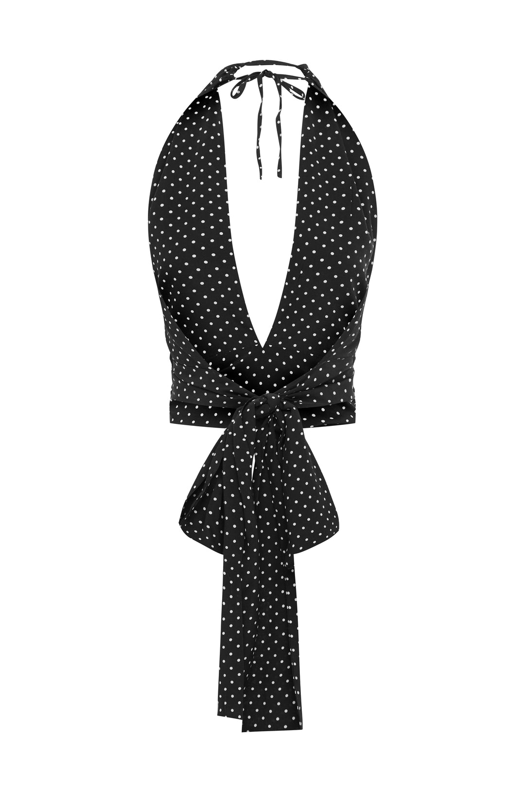 Rendezvous Top | Black Polka Dot