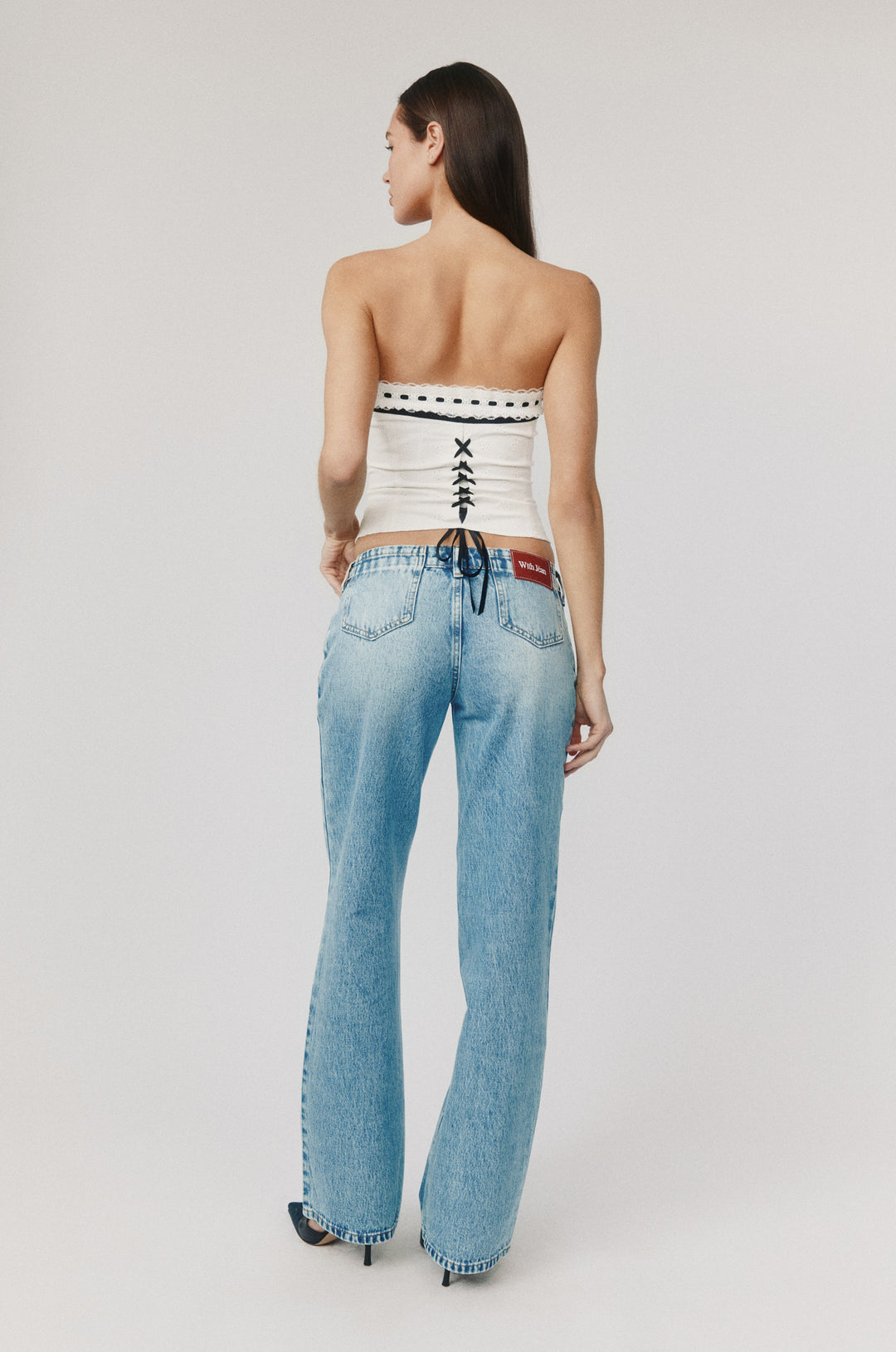 Sabrin Top | White Embroidery