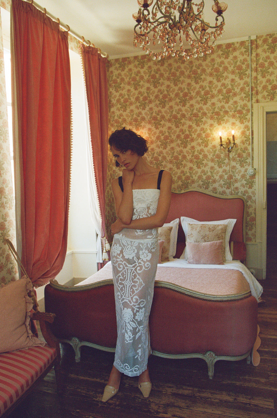 Saint Midi Skirt | White