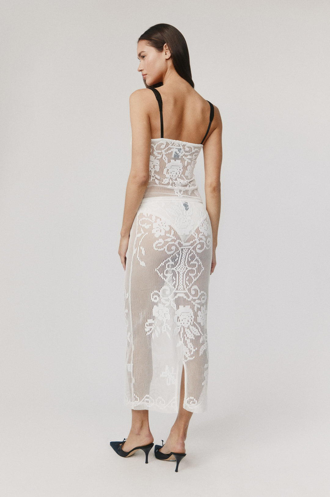 Saint Midi Skirt | White With Jan Saint Midi Skirt | White With Jan