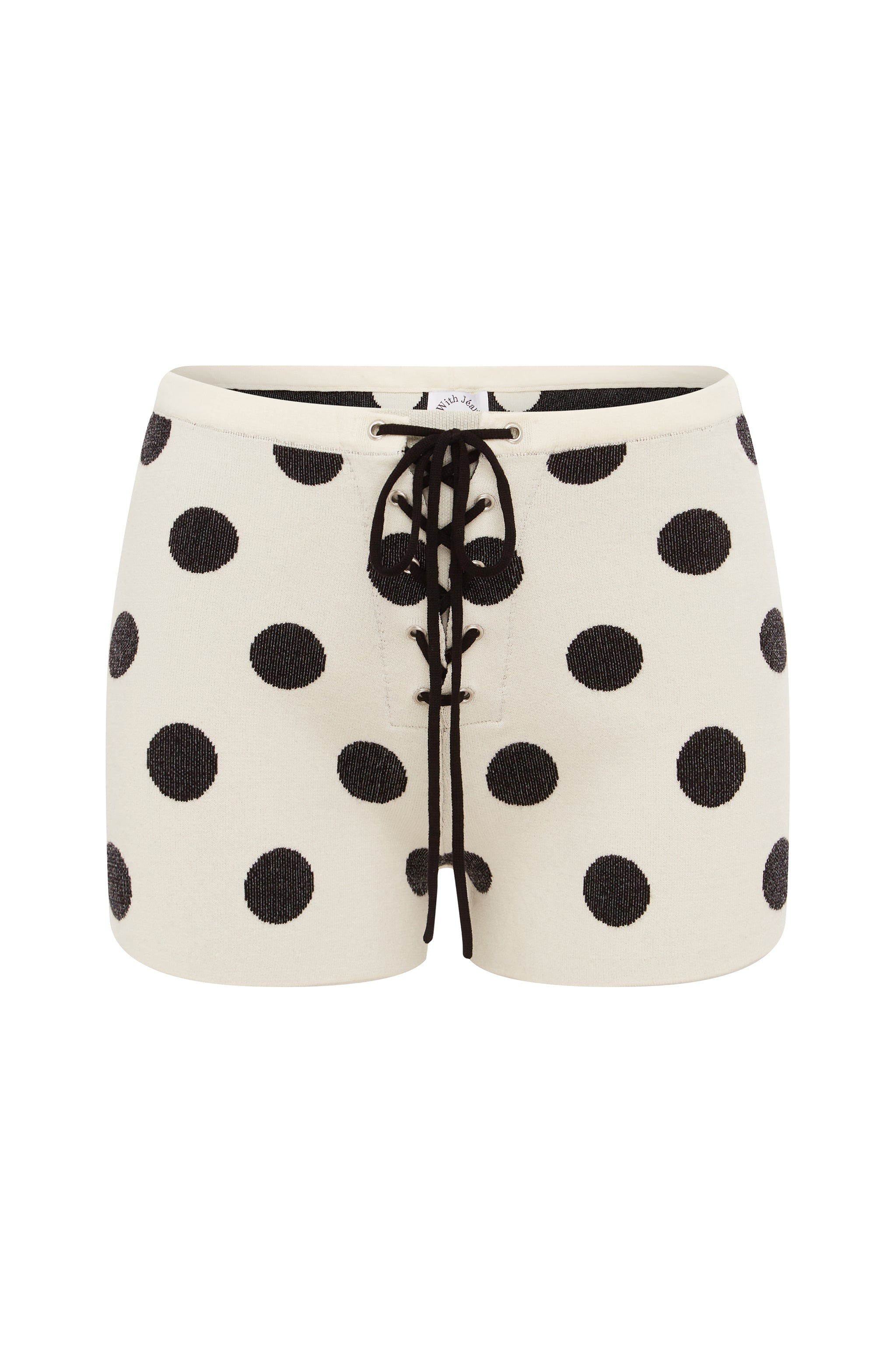 Selma Shorts | Black / White Dot – With Jéan