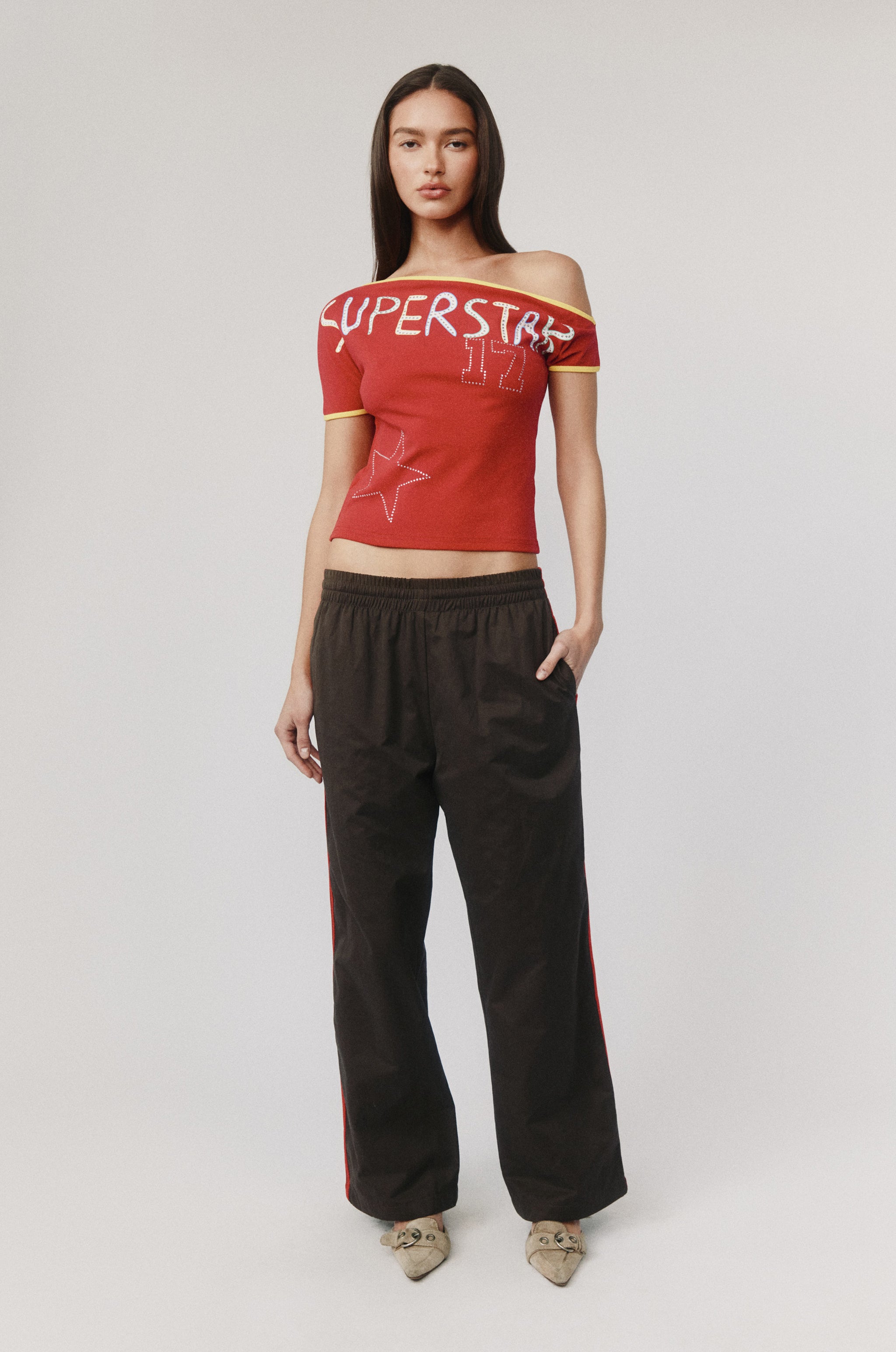 Superstar Seven Tee | Red – With Jéan