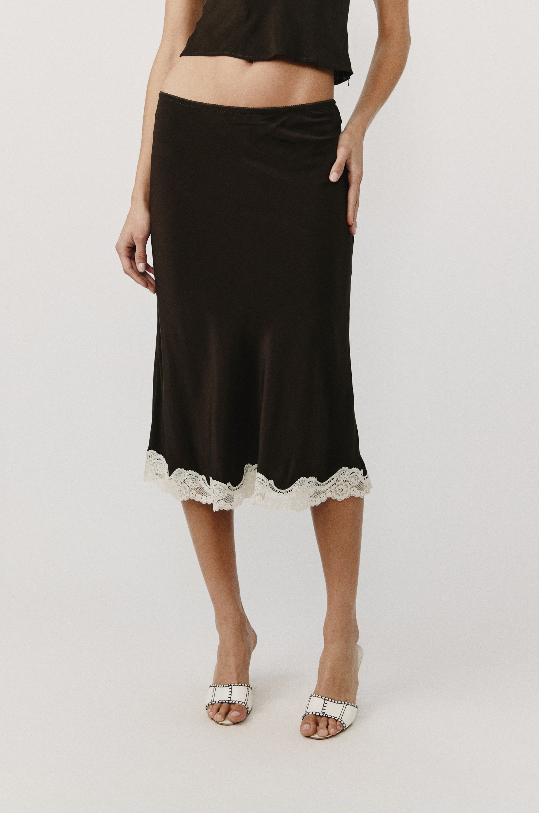 Tilly Skirt | Chocolate – With Jéan