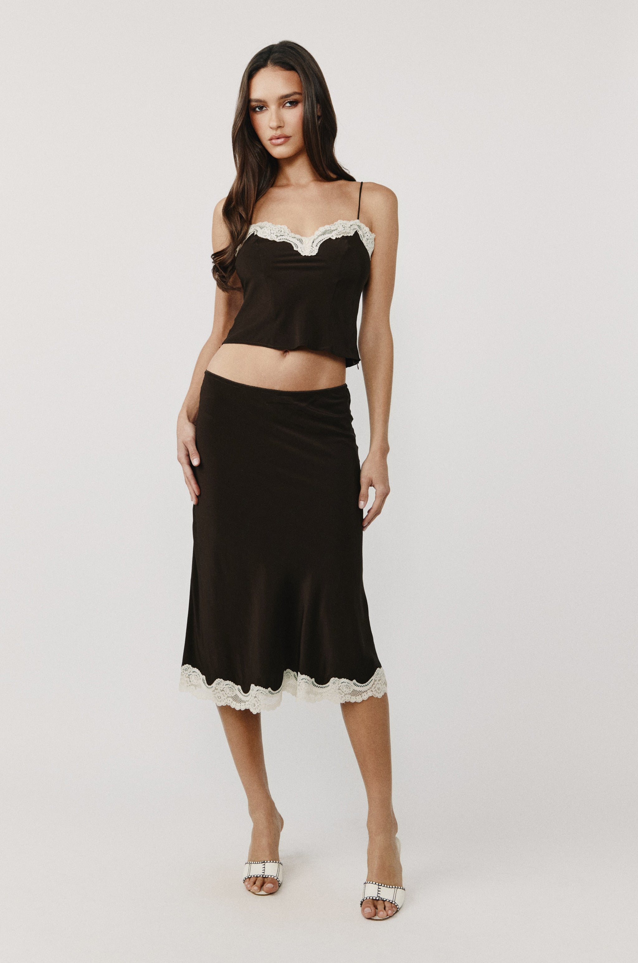 Tilly Skirt | Chocolate – With Jéan