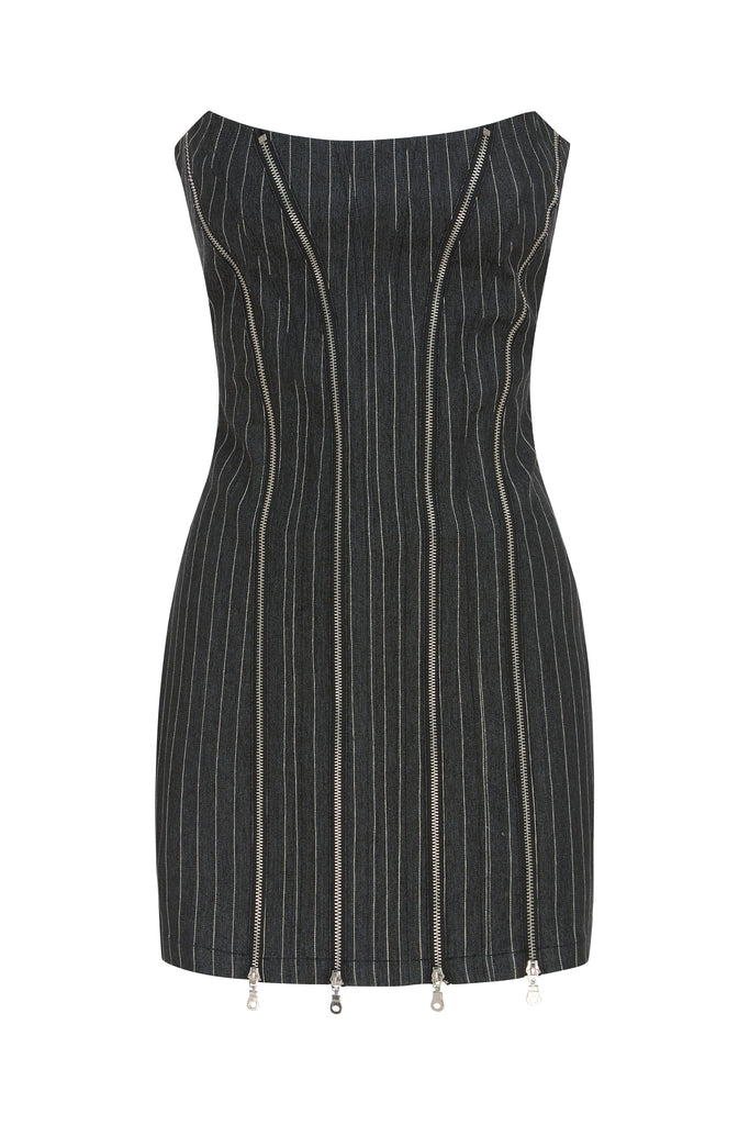Mirabel Dress | Pin Stripe