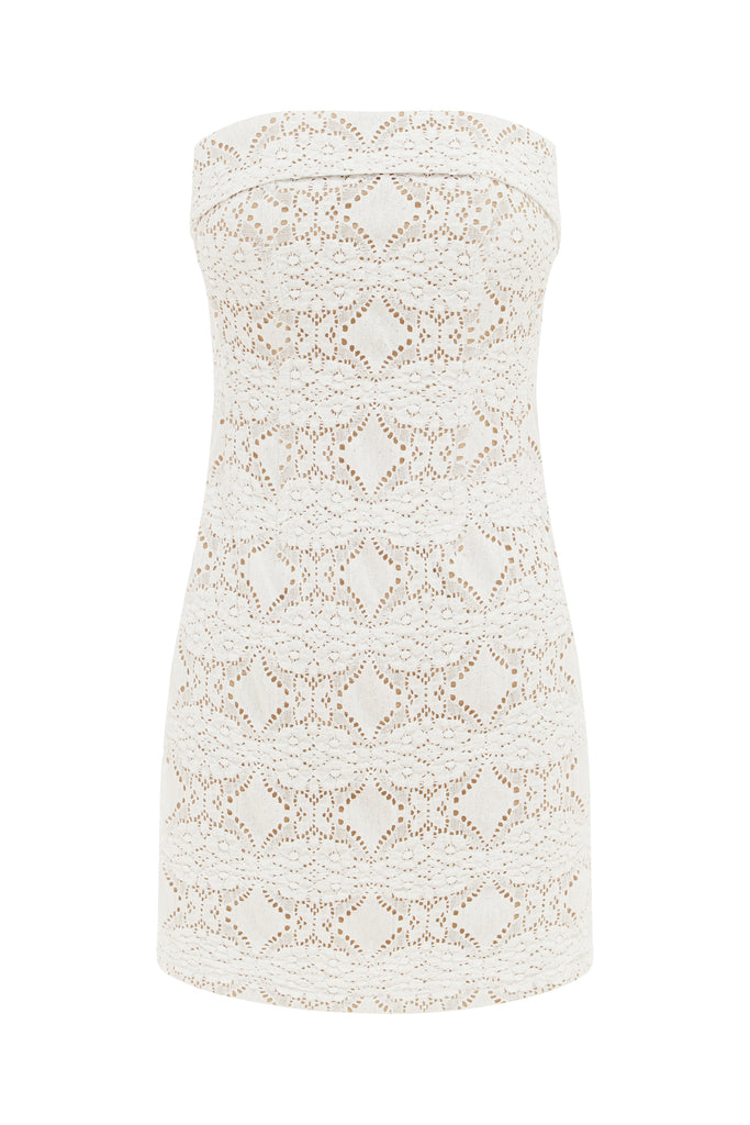Chloe Corset Dress | White Lace