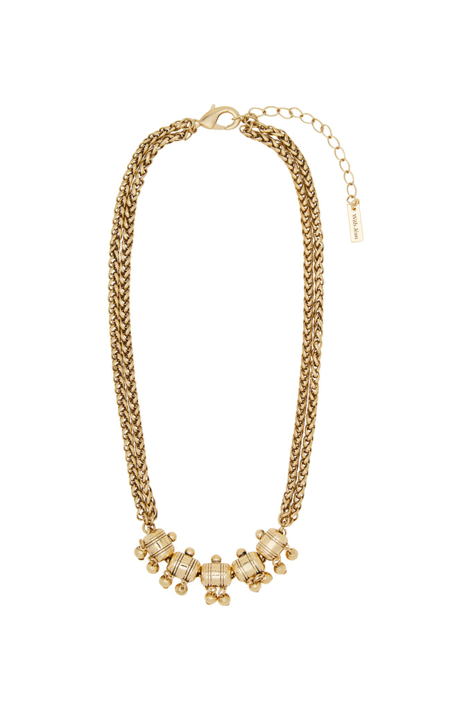 Jean 5 Necklace | Antique Gold